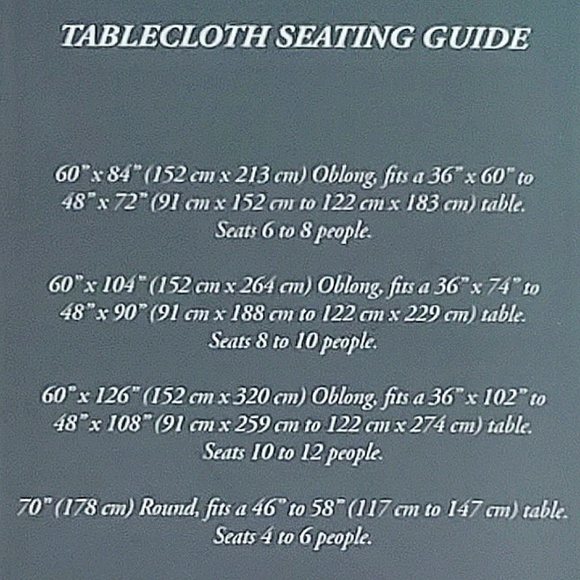 60" x 84" Oblong "Jaden" Blue Floral Tablecloth by Waterford Linens - Picture 3 of 9